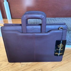 Savaage leather briefcase